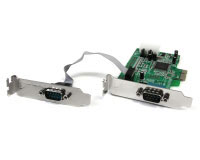 Startech.com Tarjeta PCI Express Nativo de Perfil Bajo de 2 Puertos Serie RS232 con UART 16550  (PEX2S553LP)